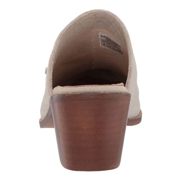 New! Musse And Cloud Women's Helen Textured Block Heel Mule Shoes Ice Size 6 NWT - Picture 16 of 16